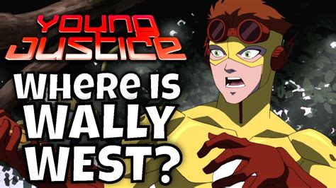 wally west young justice|what happened to kid flash.